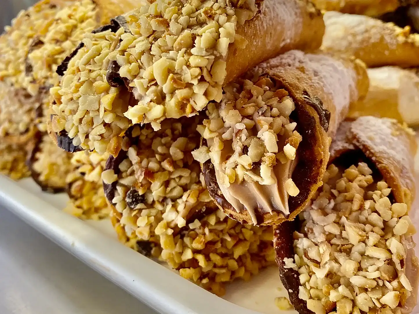 Chocolate and Hazelnut Cannoli